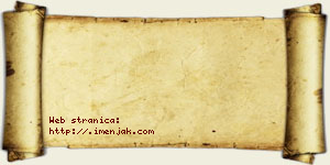 Jakov Đaković vizit kartica